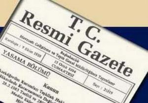 Atama Kararları Resmi Gazetede