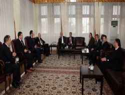 Koçak gurbetteki dadaşları ağırladı