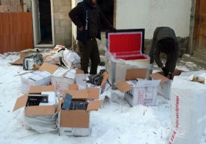 Sigara kaçakçılarına eş zamanlı operasyon