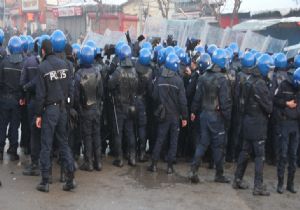 Terör örgütü yandaşları olay çıkardı