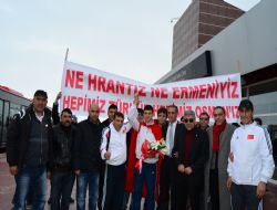 Aydın'a coşkulu karşılama