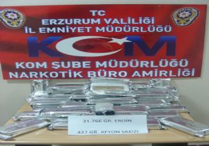 Yakıt deposundan 21 kilo eroin çıktı 