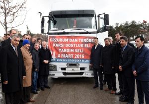 Erzurum'dan Eruh'a yardım köprüsü