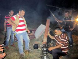 Yeşilyurt'ta ayı nöbeti
